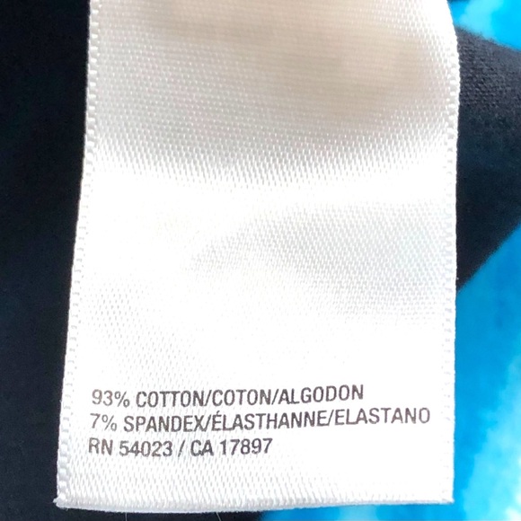 Old Navy Active Gray Capri Yoga Pants Blue TieDye Fold Over Waist  Womens Size S - Picture 7 of 7